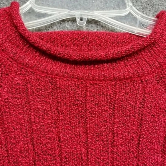Carolyn Taylor Women's Red Sweater Long Raglan Sleeve Size XL - Picture 4 of 14